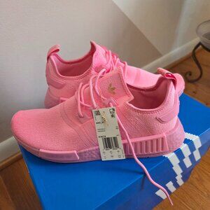 adidas Women’s Pink Knit Slip-On Sneakers